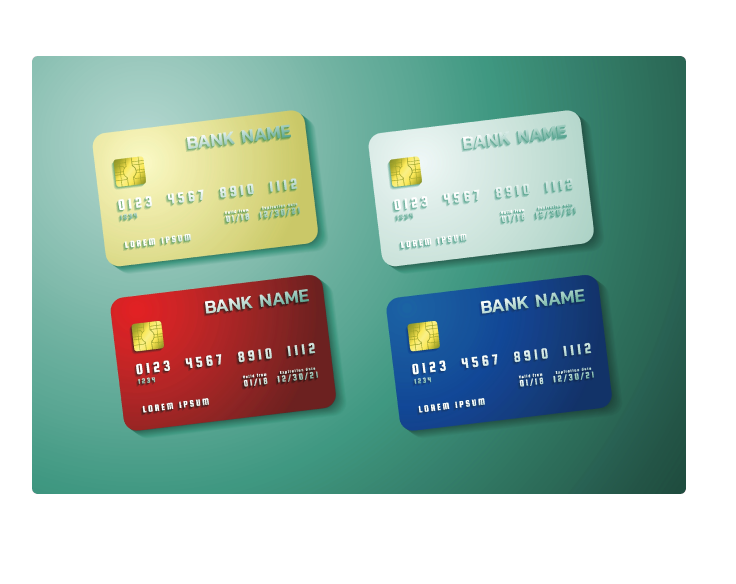 Vários cartões de crédito que foram solicitados sem precisar criar conta em banco