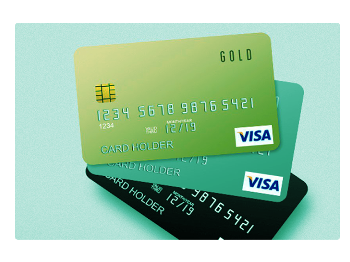 Cartões de crédito gold para ilustrar o artigo do Serasa eCred que fala sobre seus benefícios