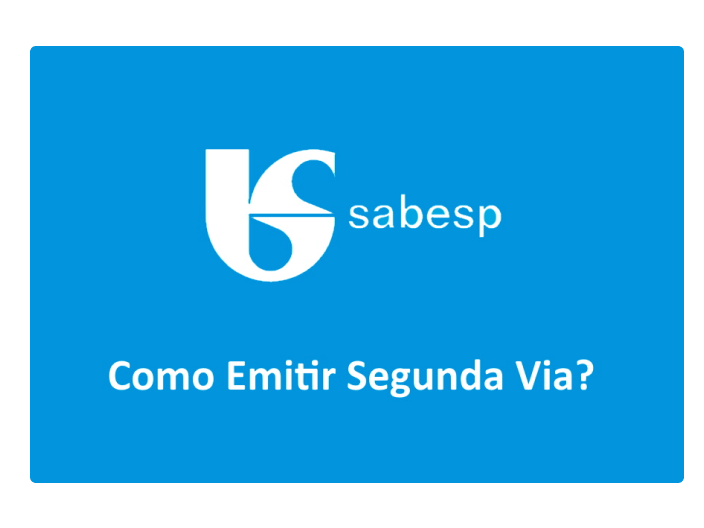 Logo da sabesp no artigo da serasa para ilustrar o artigo que ensina como conseguir a segunda via sabesp.