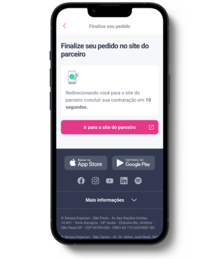 Celular com banco pan