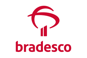 Logo bradesco parceiro da serasa