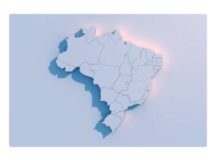 Mapa do brasil para ilustrar nossa página do mapa de inadimplência.