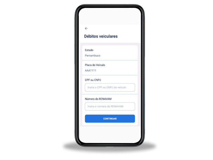 Passo 5 do passo a passo de pagamentos de débitos veículares pelo aplicativo da serasa em parceria com a zapay