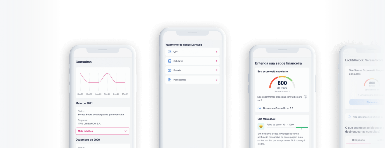 Celular exibindo área logada personalizada com todas as funcionalidades exclusivas do assinante Premium
