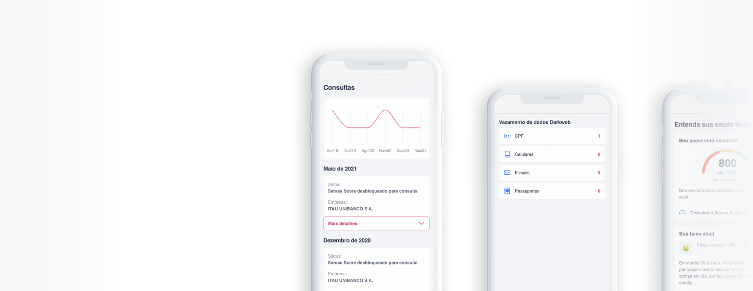 Celular exibindo área logada personalizada com todas as funcionalidades exclusivas do assinante Premium