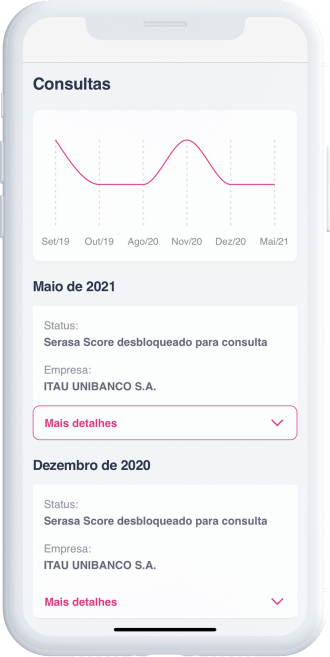 Celular exibindo área logada personalizada com todas as funcionalidades exclusivas do assinante Premium