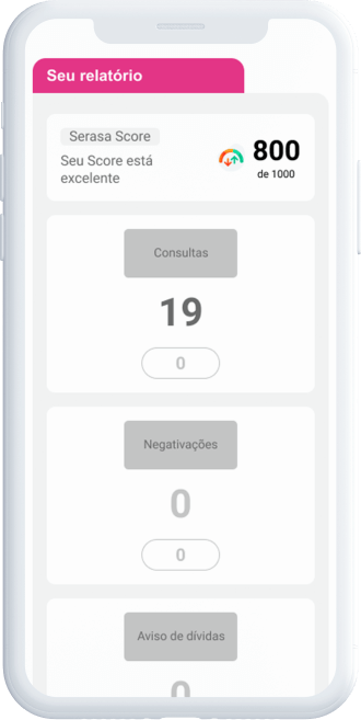 Celular exibindo área logada personalizada com todas as funcionalidades exclusivas do assinante Premium